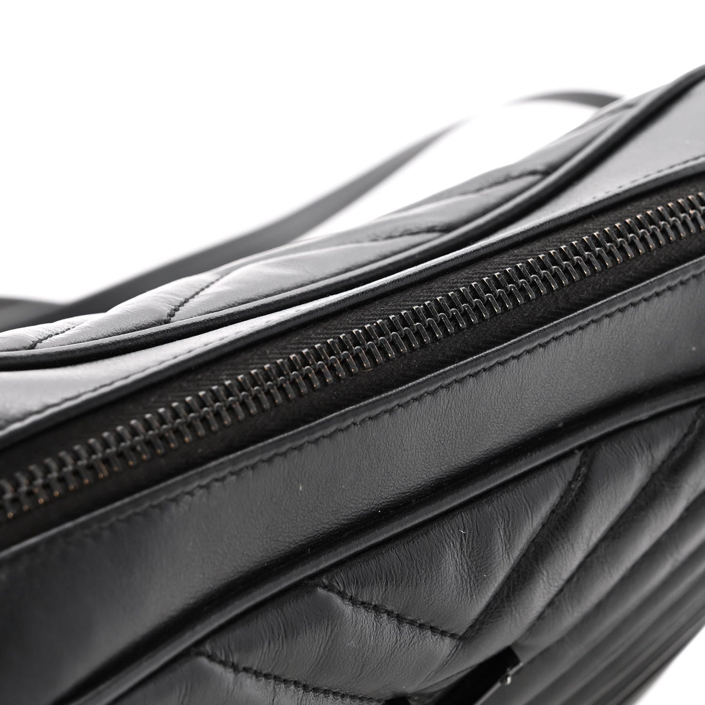 Calfskin Matelasse Monogram Monochrome Lou Camera Bag Black Sold: 50