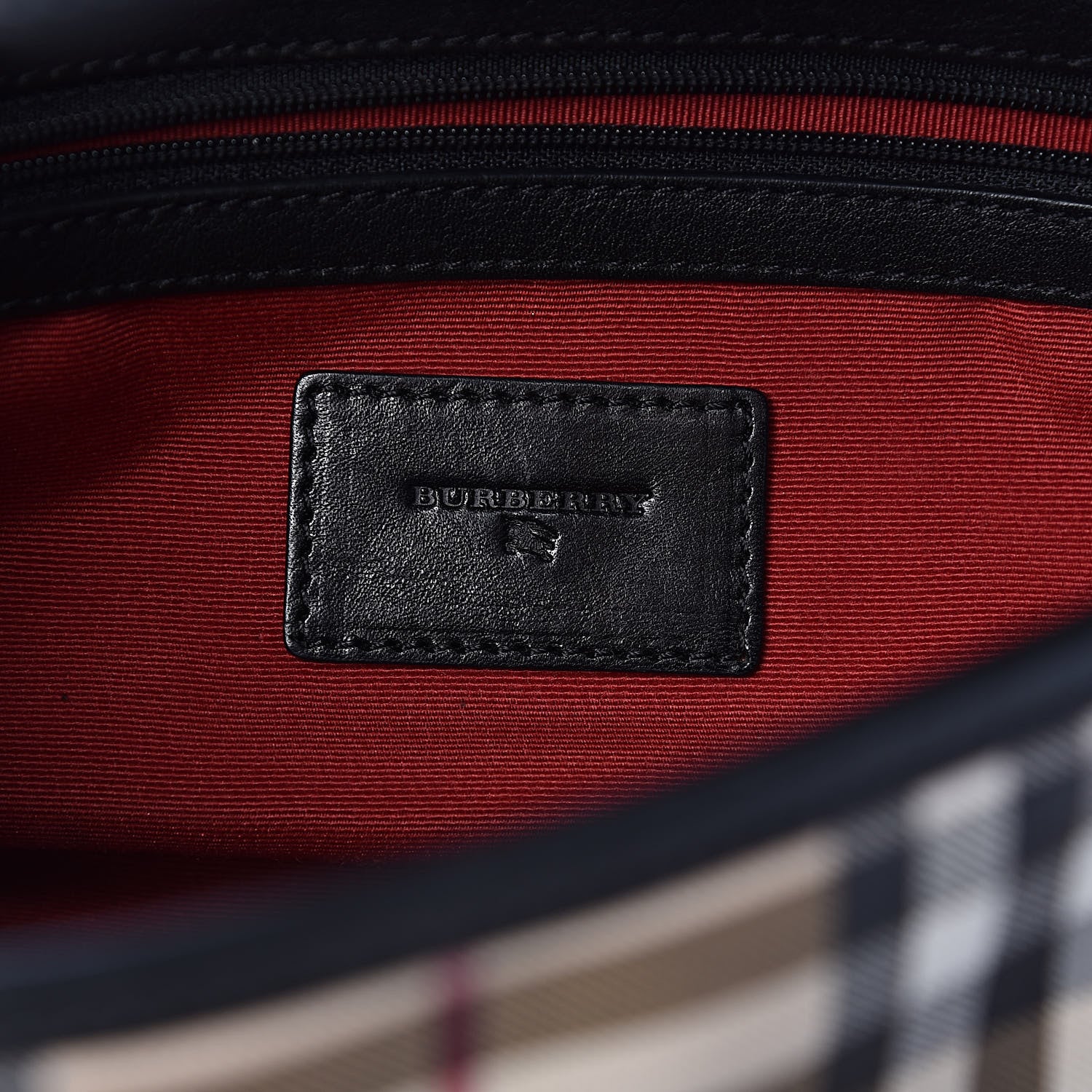 Burberry House Check Satchel Black 6 of 17