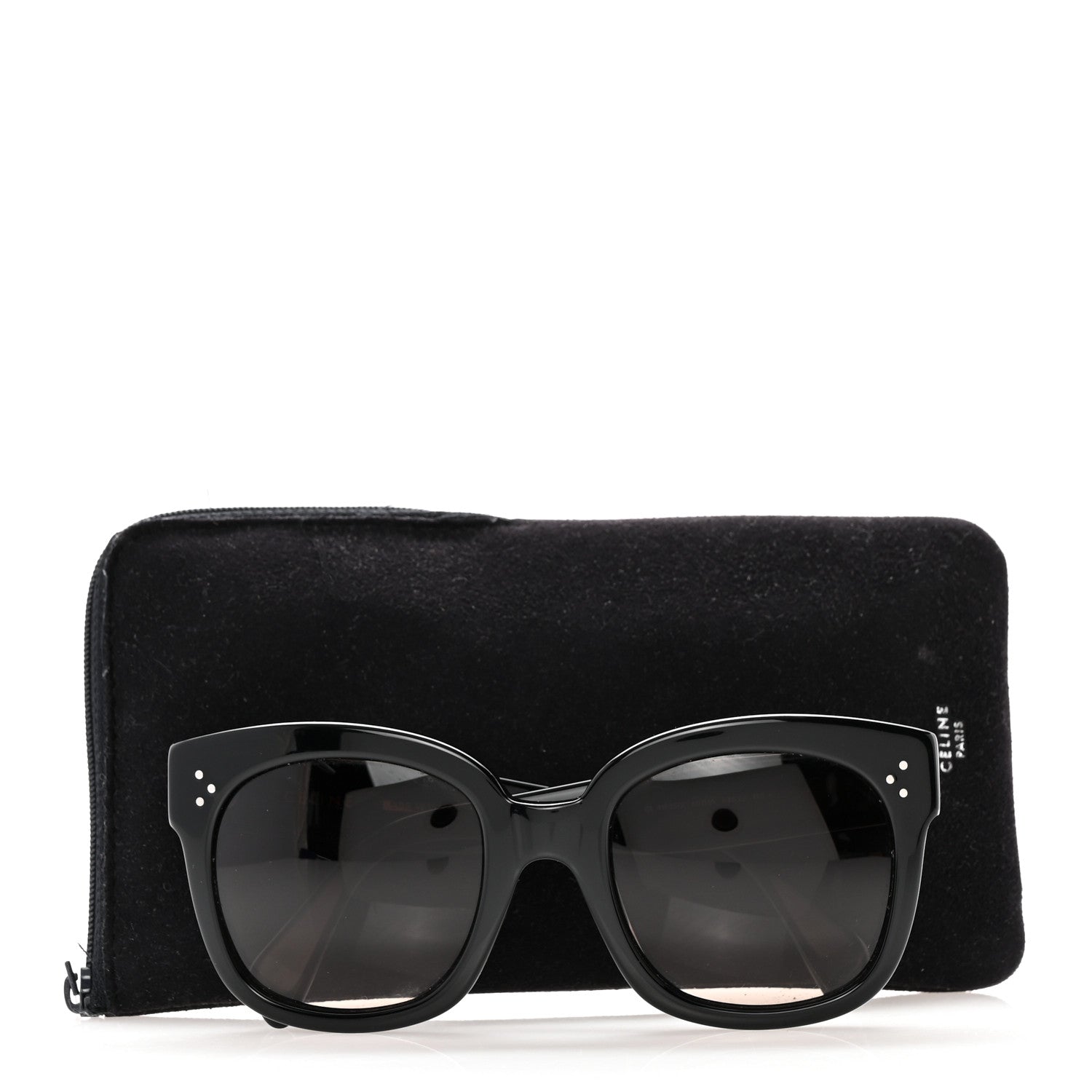 Celine New Audrey Sunglasses CL 41805/S Black 8 of 8