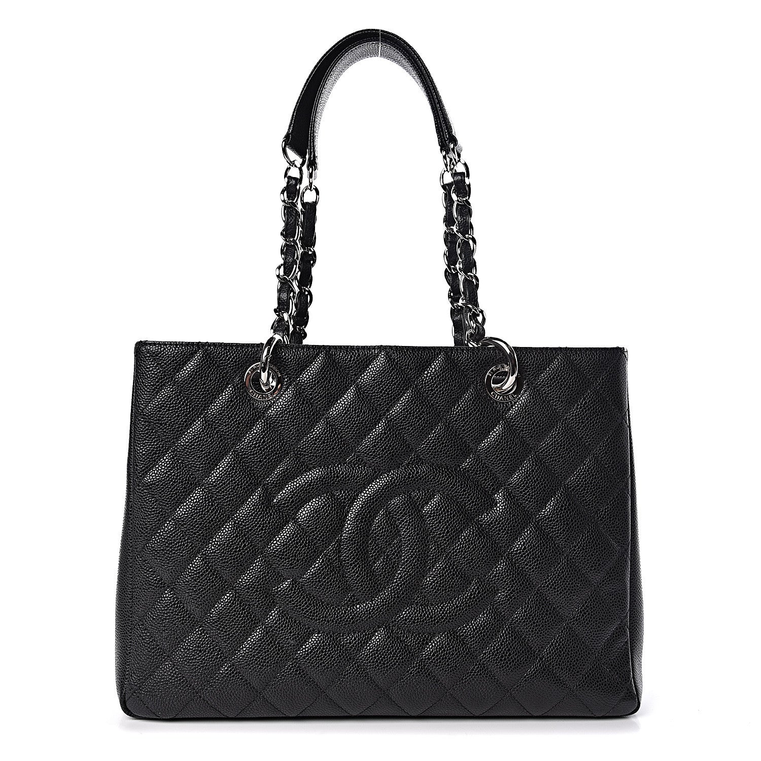 Chanel Caviar Quilted Grand Shopping Tote GST Black 1 of 13