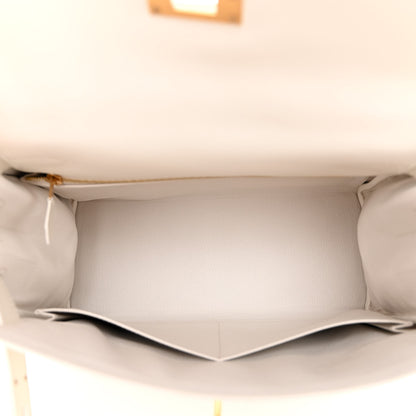 Hermes Evercolor Kelly Retourne 28 White 5 of 9