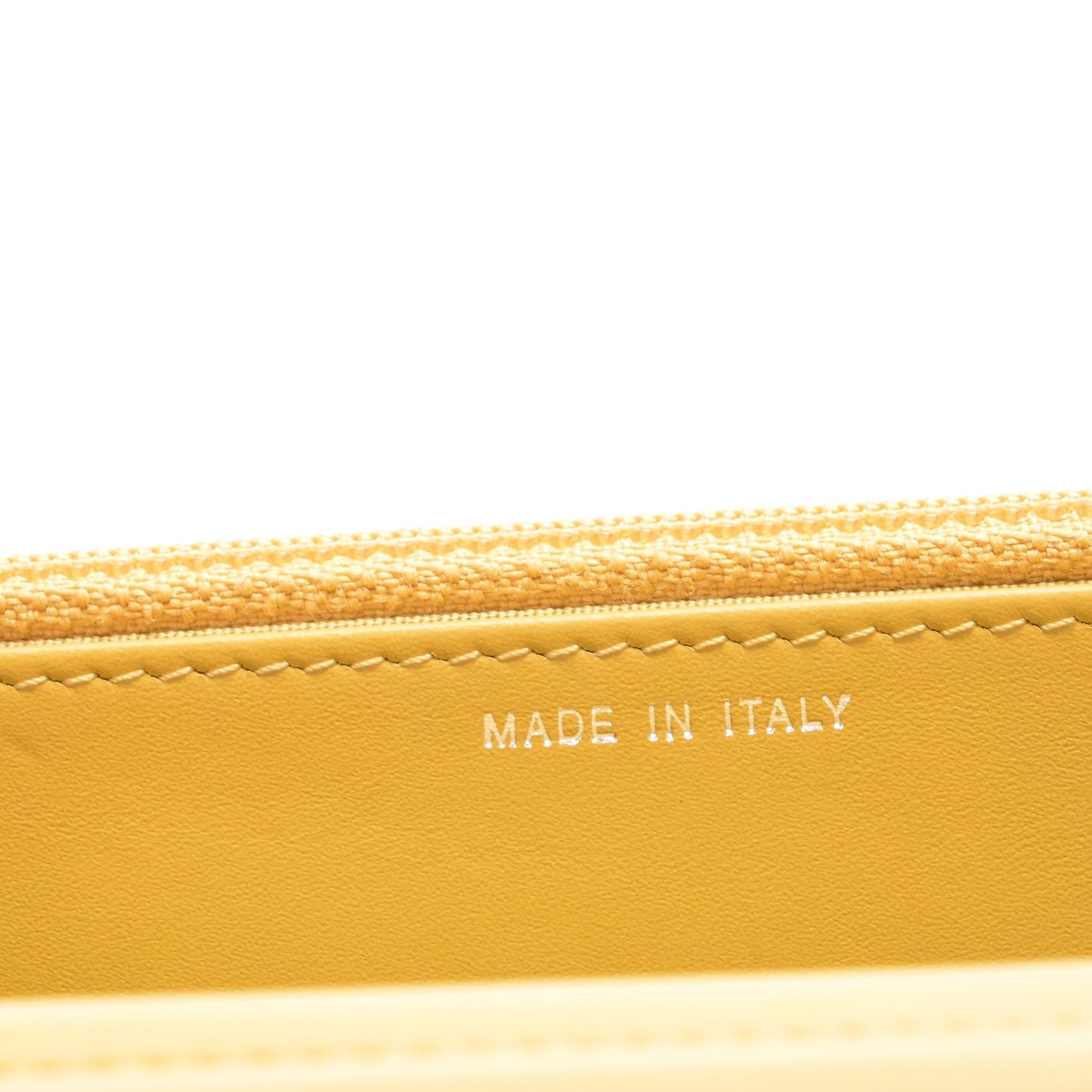 Patent Caviar Timeless CC Wallet on Chain WOC Yellow