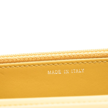 Chanel Patent Caviar Timeless CC Wallet on Chain WOC Yellow 7 of 8