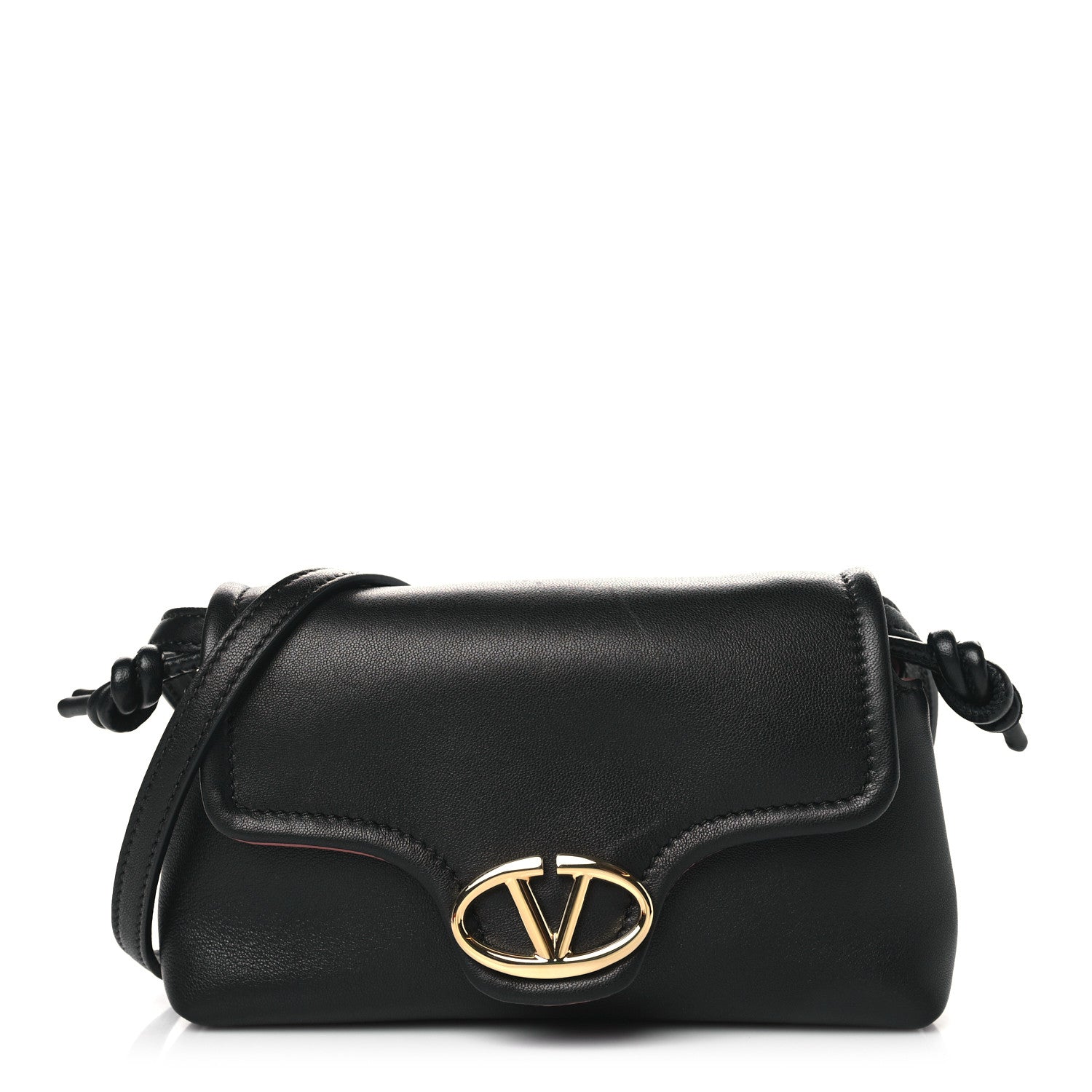 Valentino Garavani Lambskin Vlogo Mini Crossbody Bag Black 1 of 9