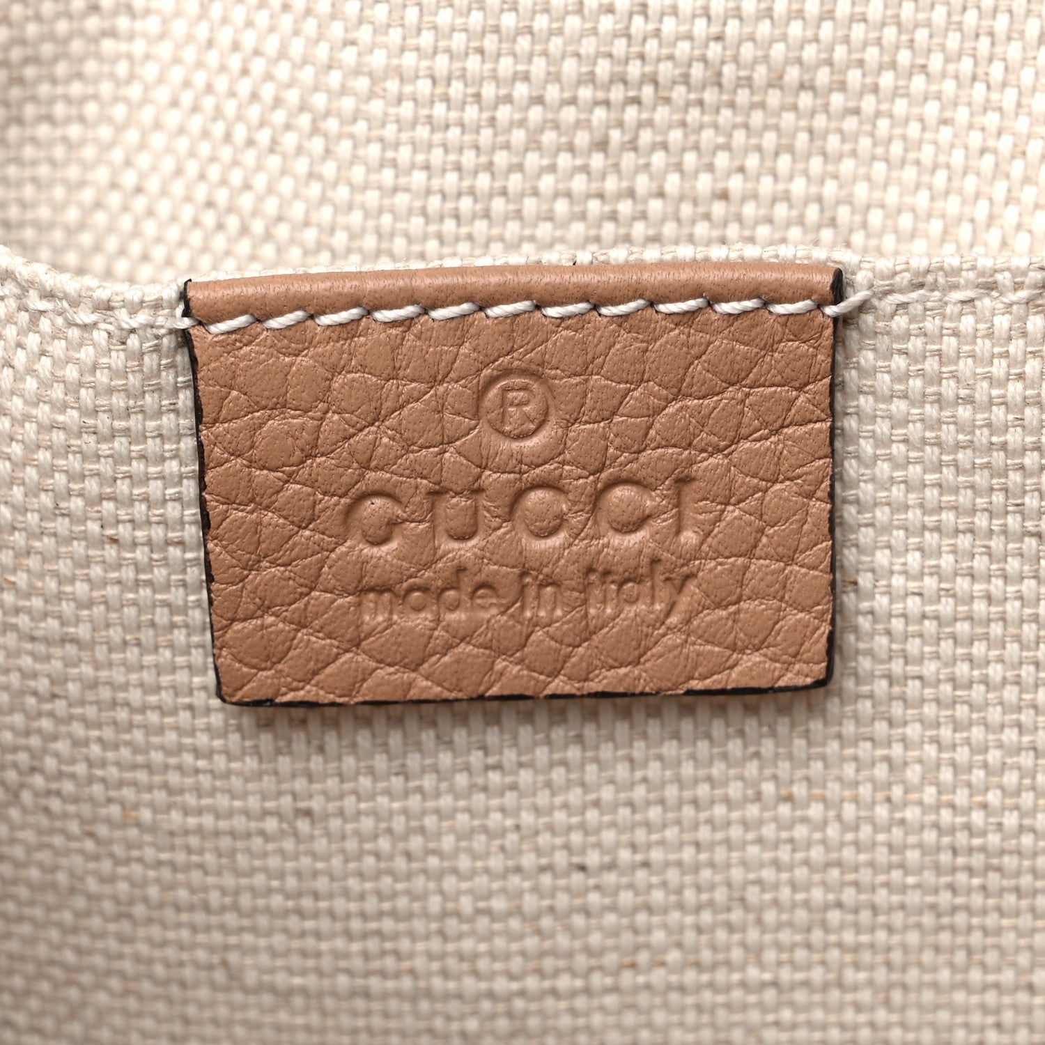 Gucci Pebbled Calfskin Small Soho Disco Bag Camelia 5 of 8