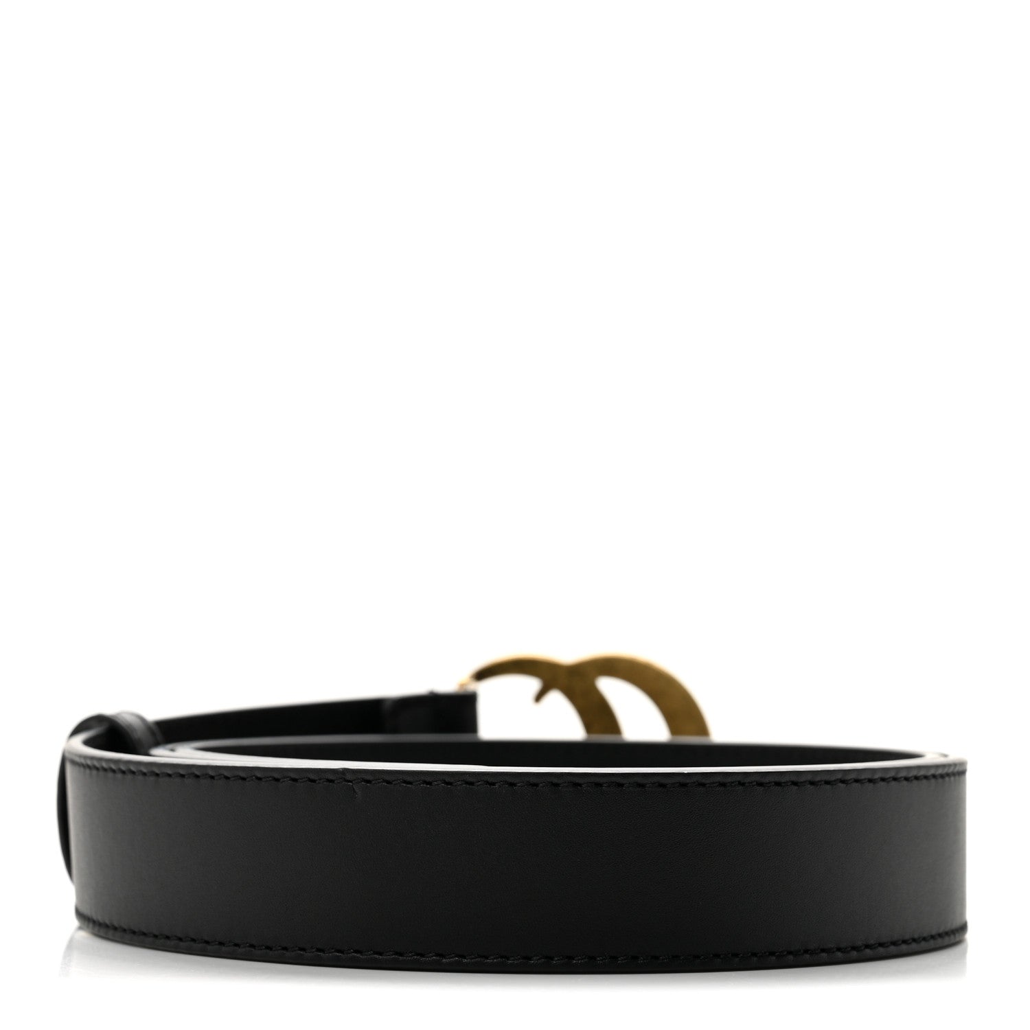 Gucci Calfskin Double G 30mm Belt 95 38 Black 2 of 8