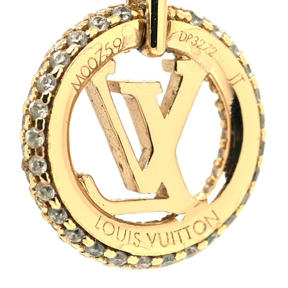 Louis Vuitton LOUIS VUITTON Metal Crystal Louise By Night Necklace 5 of 5