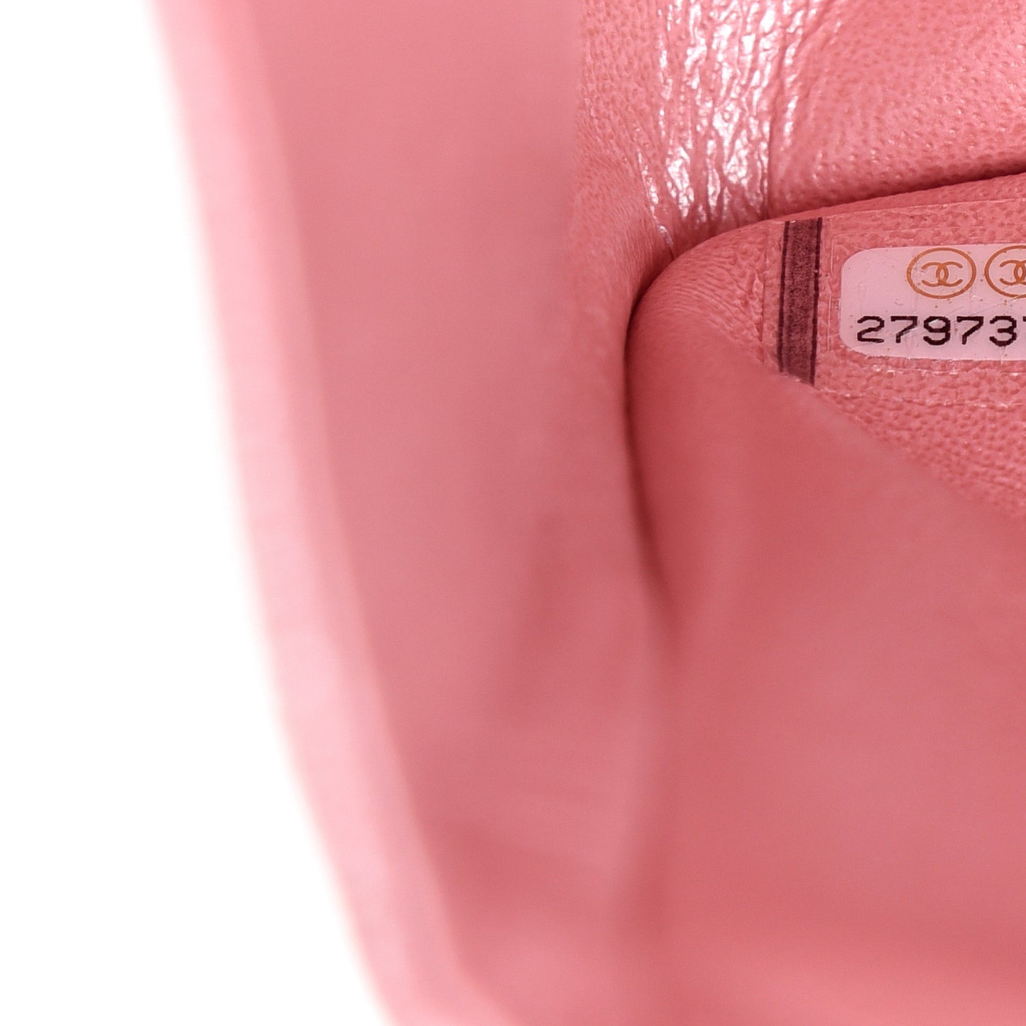 Iridescent Caviar Quilted Jumbo Double Flap Rose Pink