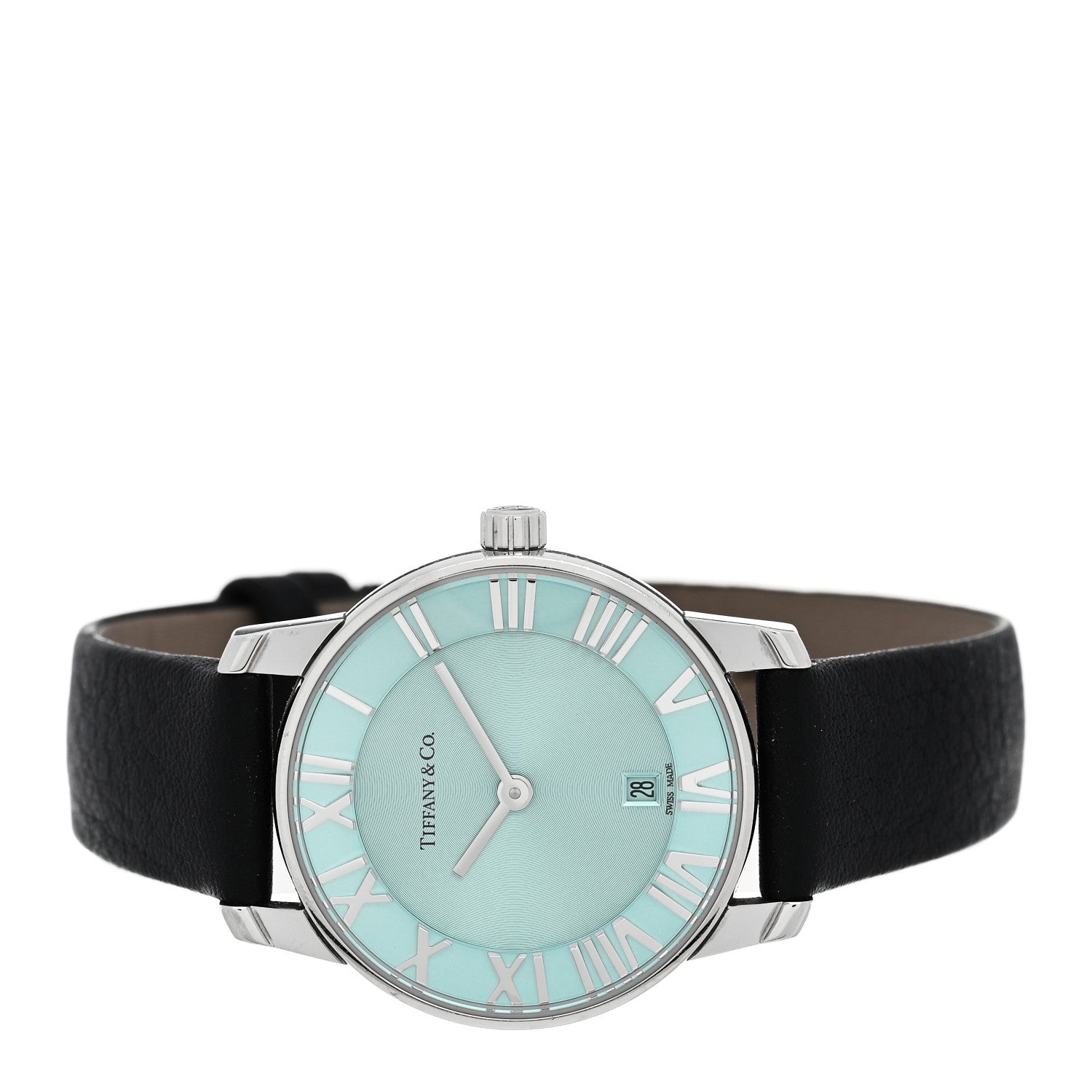 Tiffany Stainless Steel Calfskin 29mm Atlas 2-Hand Quartz Watch Tiffany Blue 2 of 5