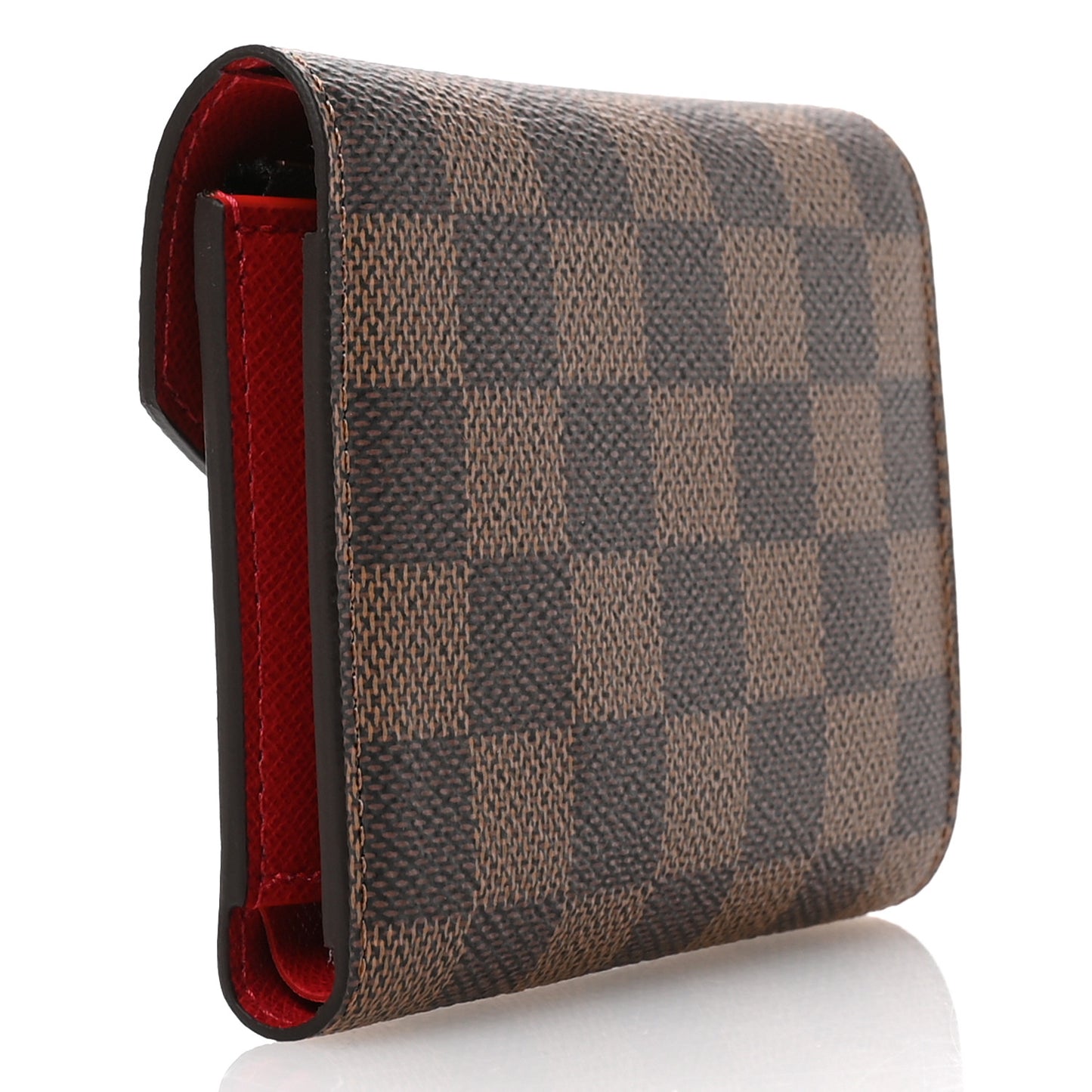 Damier Ebene Victorine Wallet Red