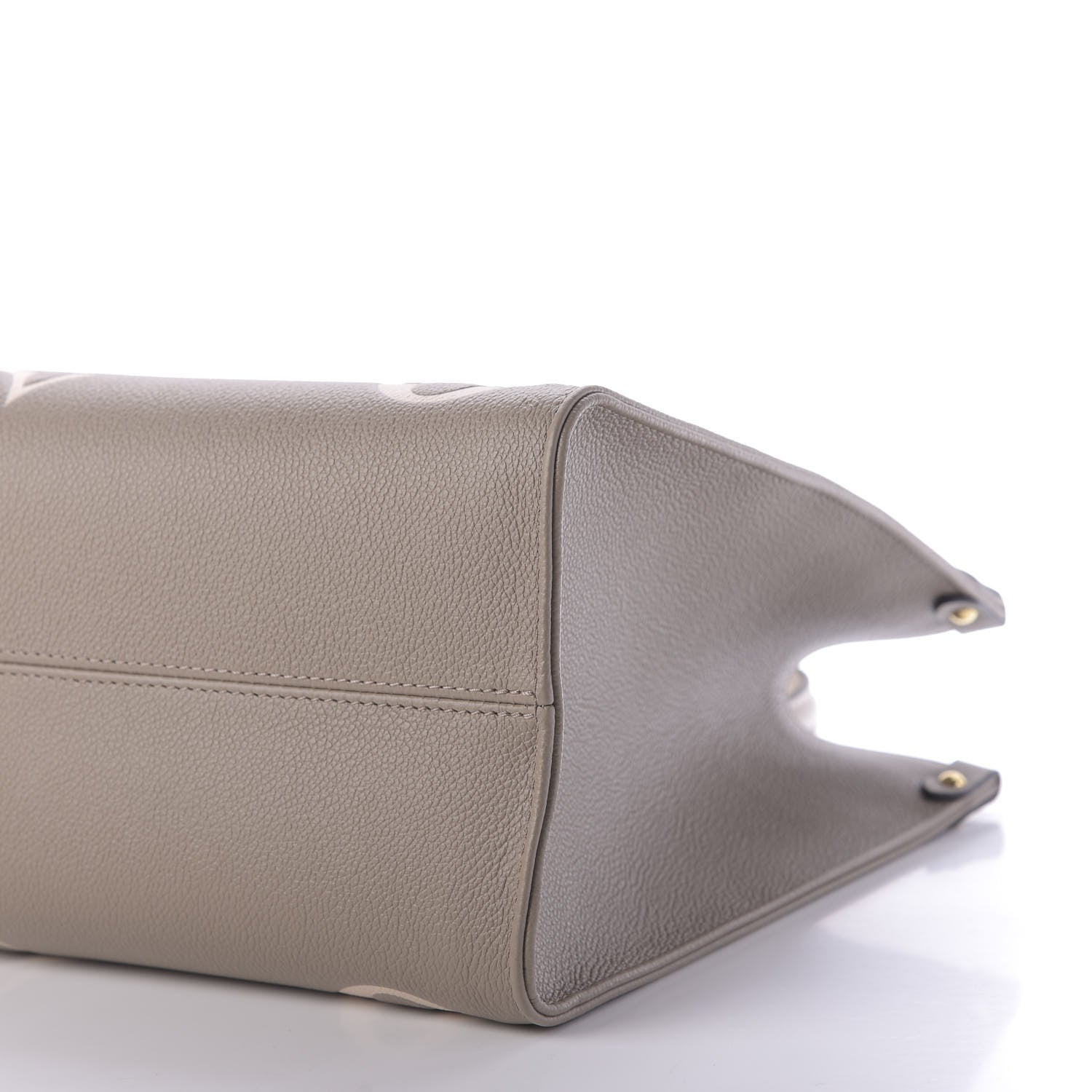 Louis Vuitton Empreinte Monogram Giant Onthego MM Tourterelle Creme 8 of 10