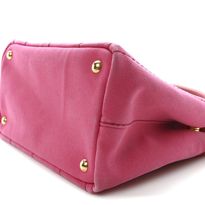 Prada Canapa Small Logo Tote Peonia 10 of 10