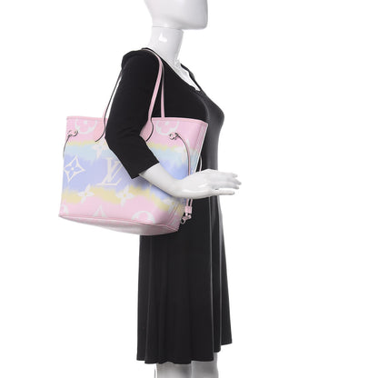 Louis Vuitton Monogram Escale Neverfull MM Pastel 2 of 11