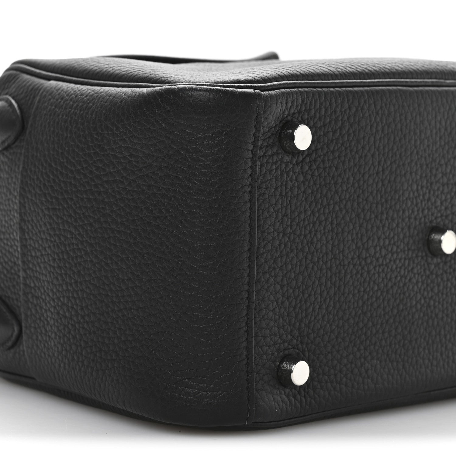 Hermes Taurillon Clemence Lindy 26 Black 9 of 11