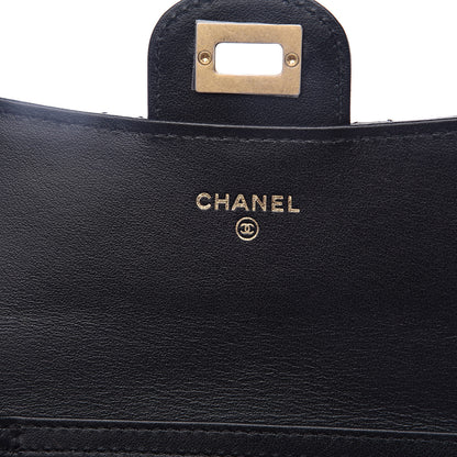 Chanel Aged Calfskin Quilted 2.55 Reissue Clutch With Chain Black 6 of 12