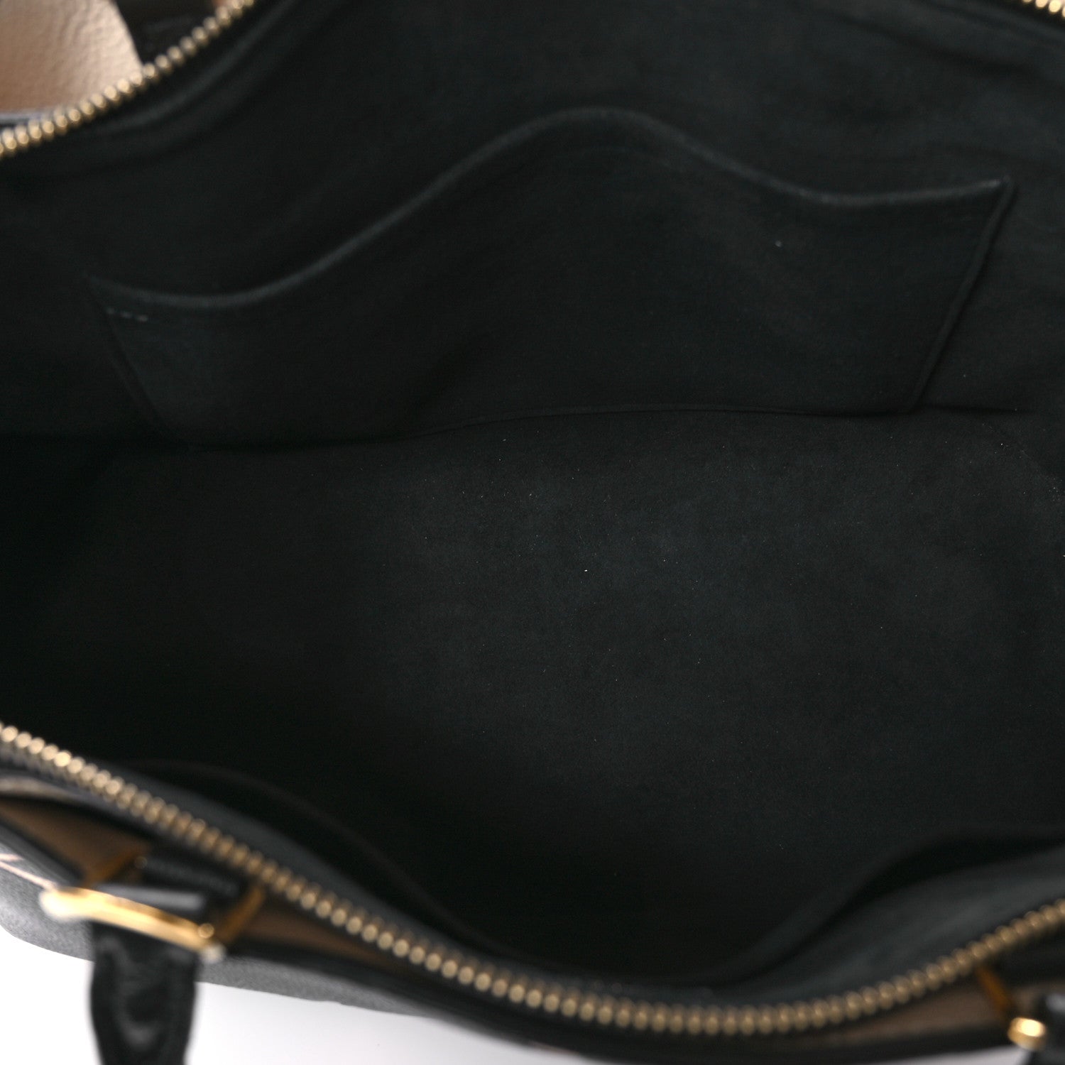 Louis Vuitton Empreinte Monogram Giant Petit Palais Black Beige 5 of 9