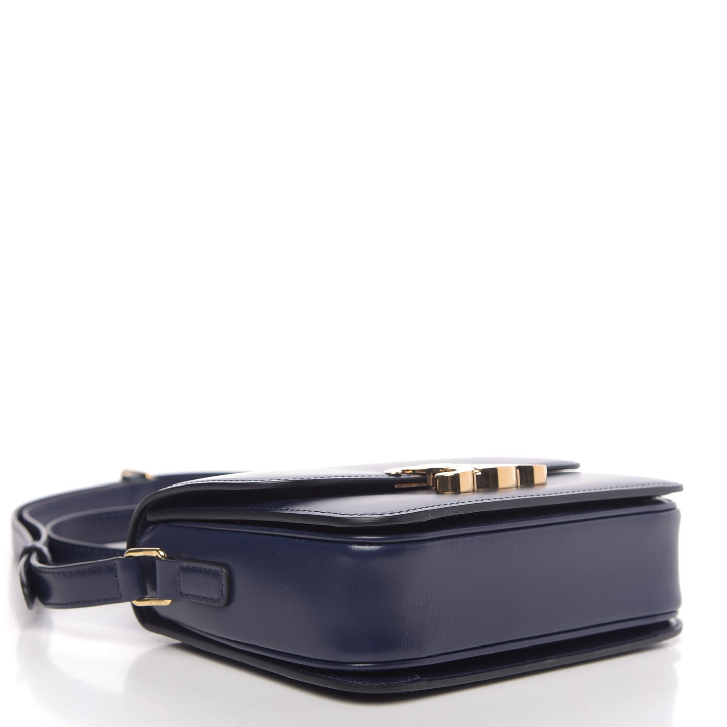 Shiny Calfskin Teen Triomphe Dark Blue