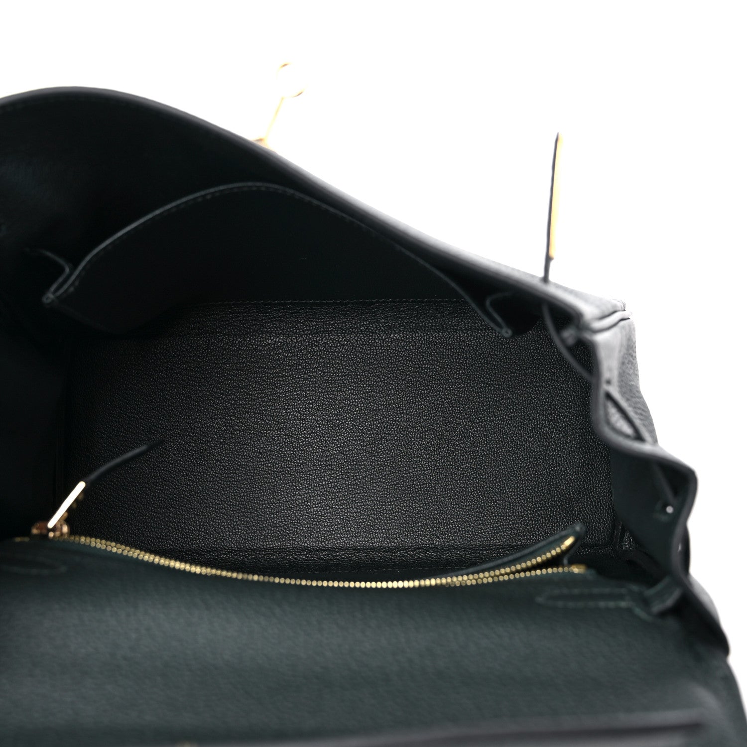 Hermes Togo Kelly Retourne 25 Vert Fonce 5 of 11