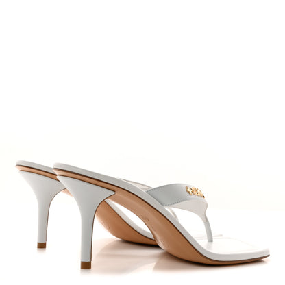 Louis Vuitton Calfskin Signature Thong Sandal 37.5 White 4 of 11