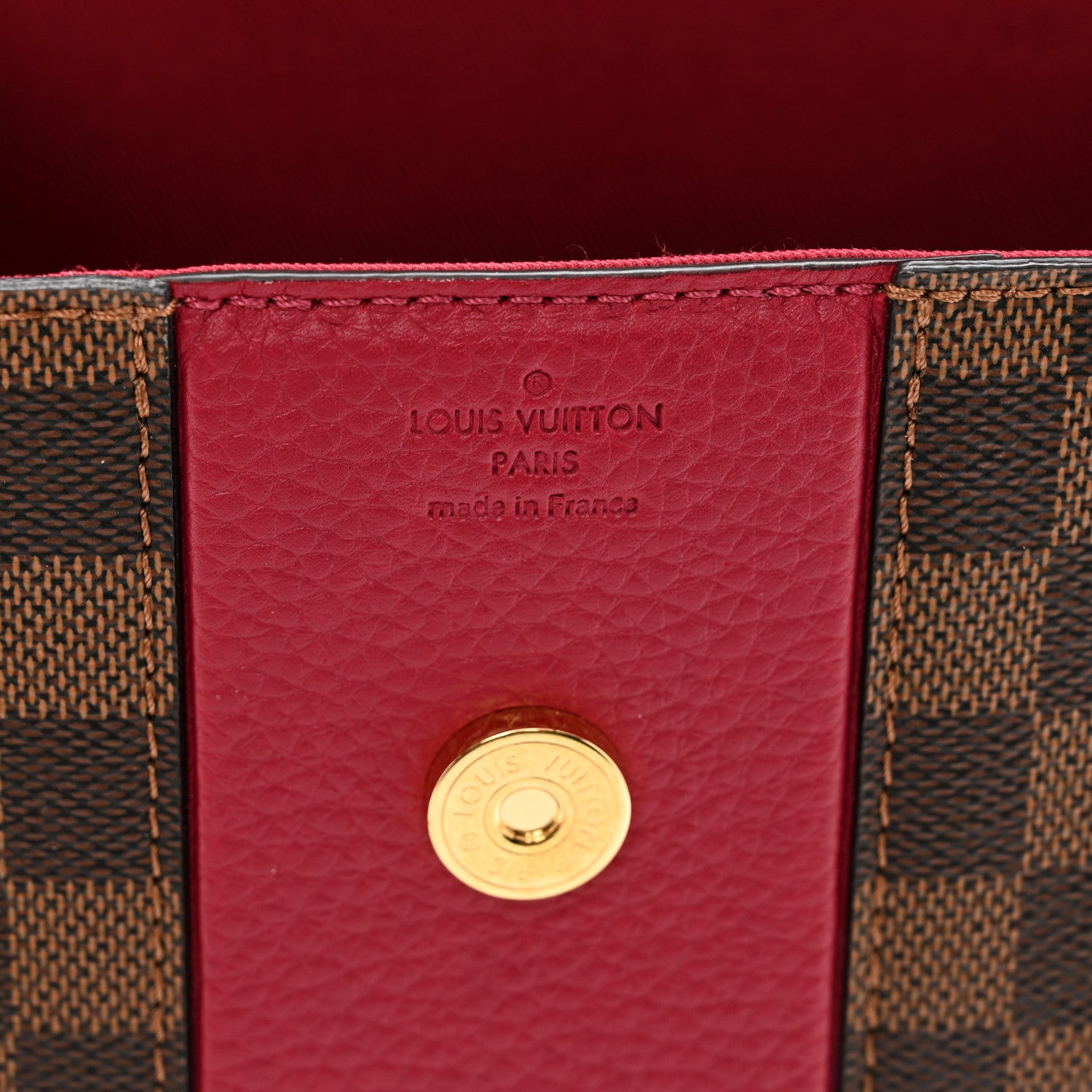Louis Vuitton Damier Ebene Bond Street Lie De Vin 7 of 9