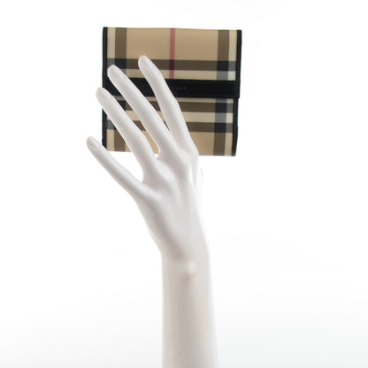 Burberry Nova Check Compact Wallet Black 2 of 7