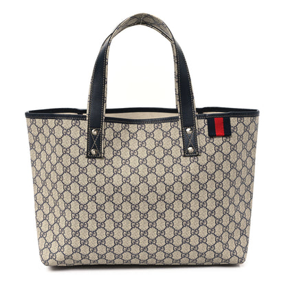 Gucci GG Plus Monogram Medium Signature Web Loop Tote Navy 1 of 10