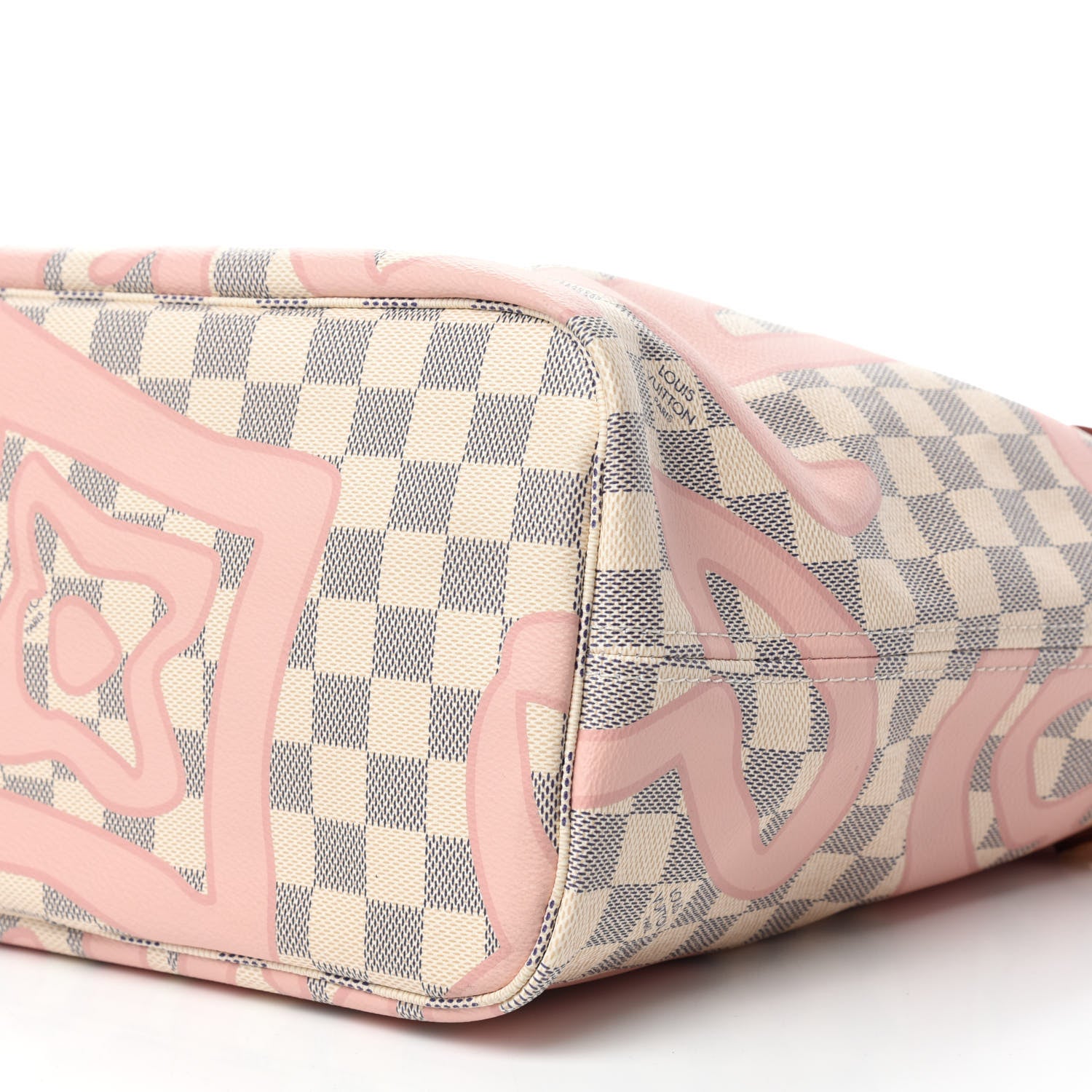 Louis Vuitton Damier Azur Tahitienne Neverfull MM 7 of 11