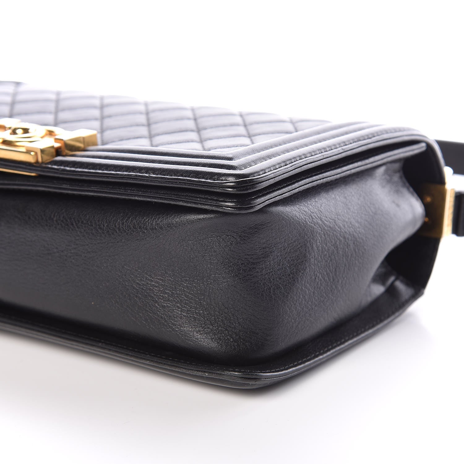 Chanel Calfskin Quilted Medium Boy Flap Black 9 of 9