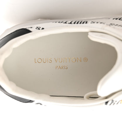 Louis Vuitton Calfskin Printed Time Out Trainer Sneakers 37 White 9 of 10