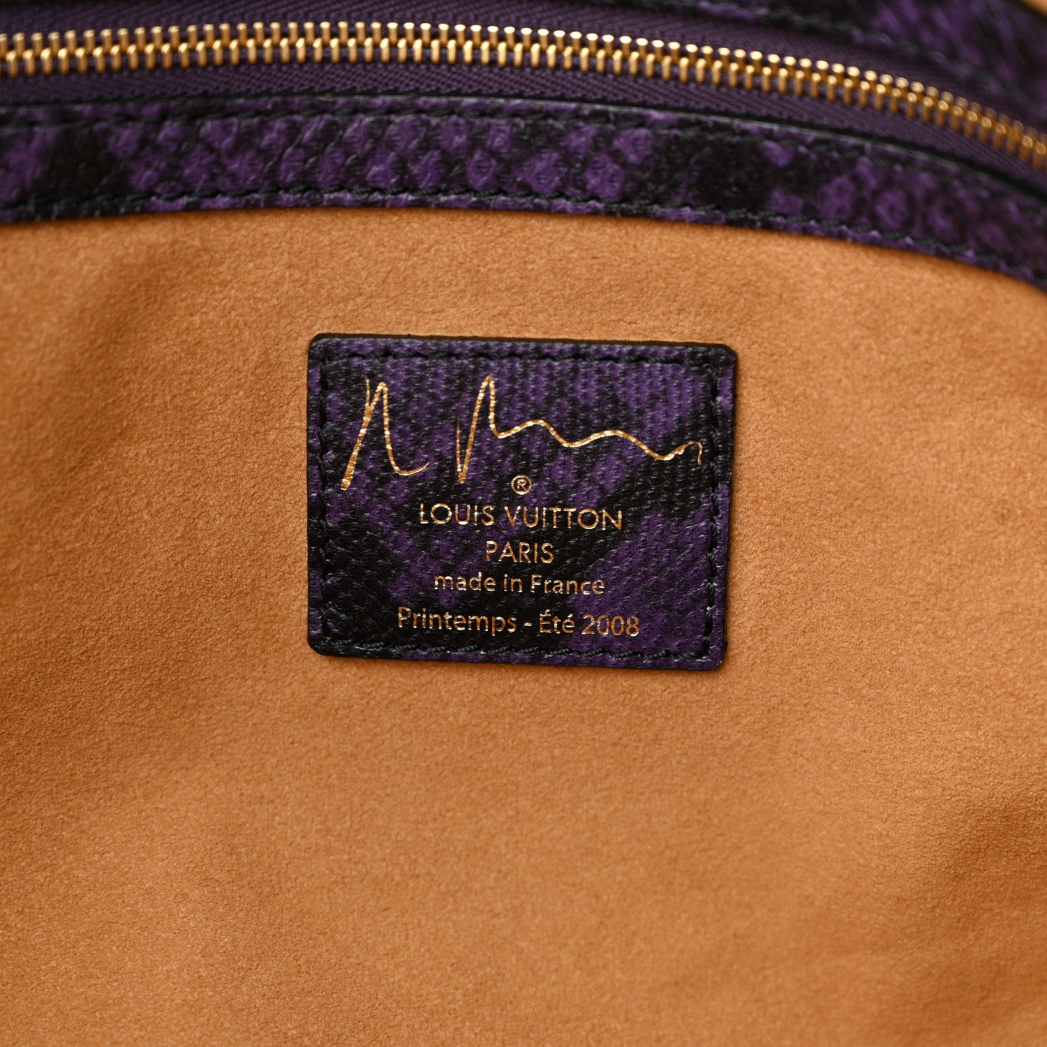 Louis Vuitton Richard Prince Monogram Karung Heartbreak Jokes Tote 6 of 13