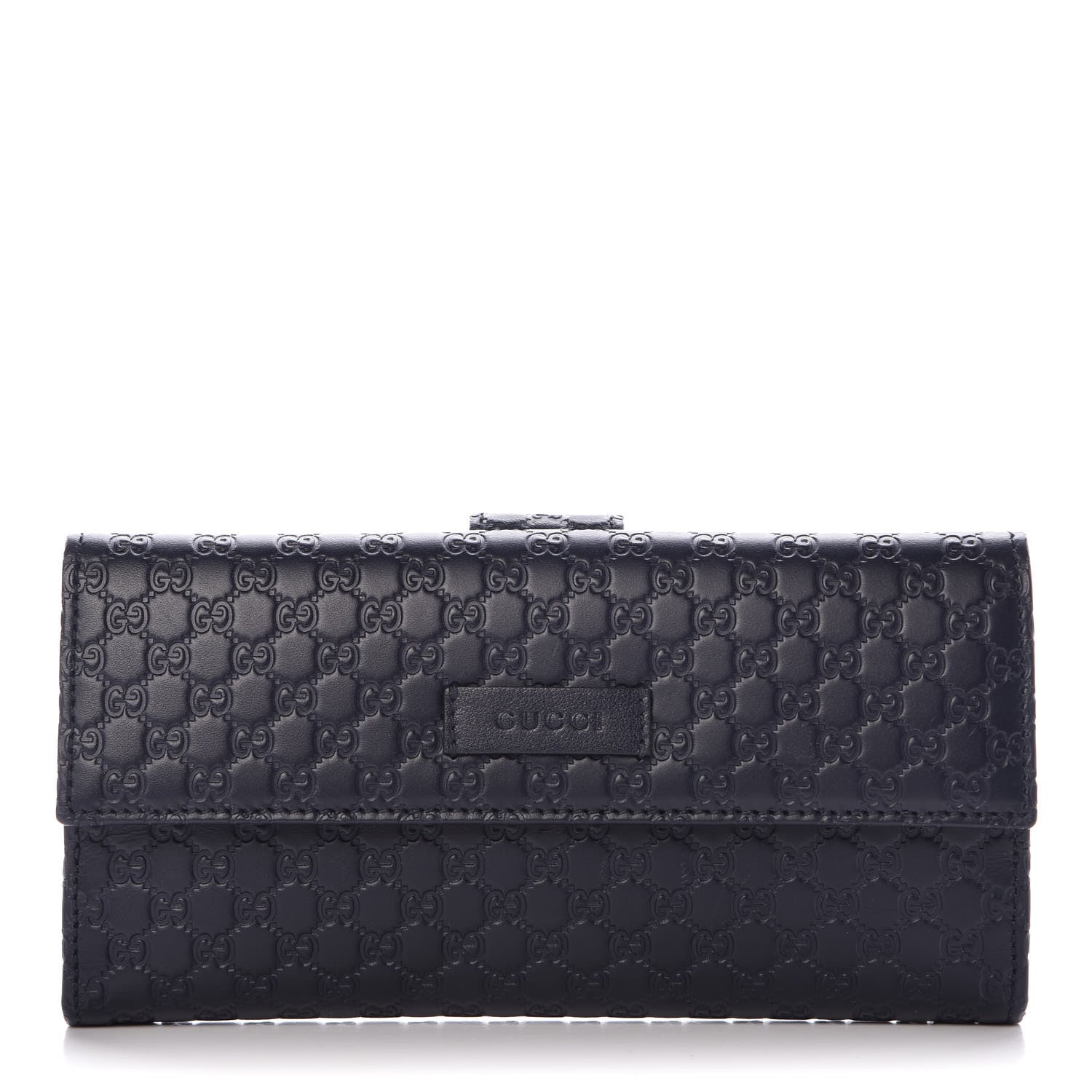 Gucci Microguccissima Continental Flap Wallet Navy 1 of 22