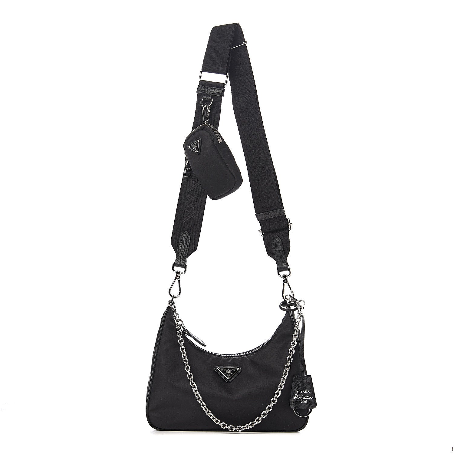 Prada Nylon Re-Edition 2005 Shoulder Bag Black 1 of 10