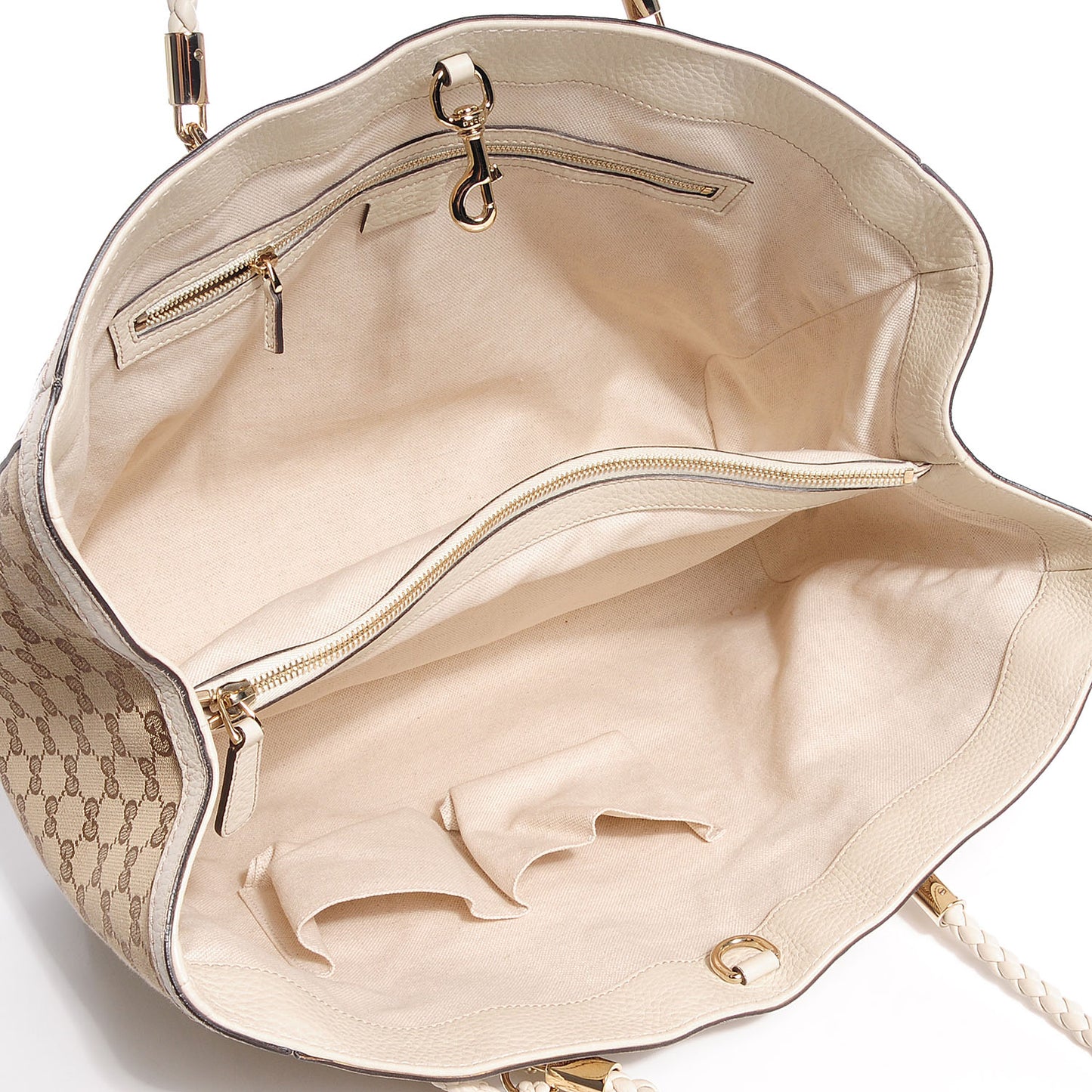 Monogram Medium Bella Tote Off White