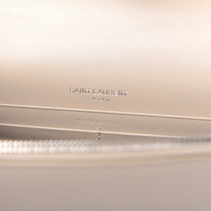 Saint Laurent Smooth Calfskin Classic Monogram Kate Tassel Chain Wallet Nude Powder 6 of 13