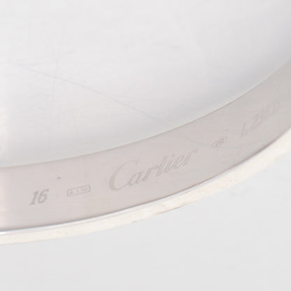 Cartier 18K White Gold LOVE Bracelet 16 5 of 6