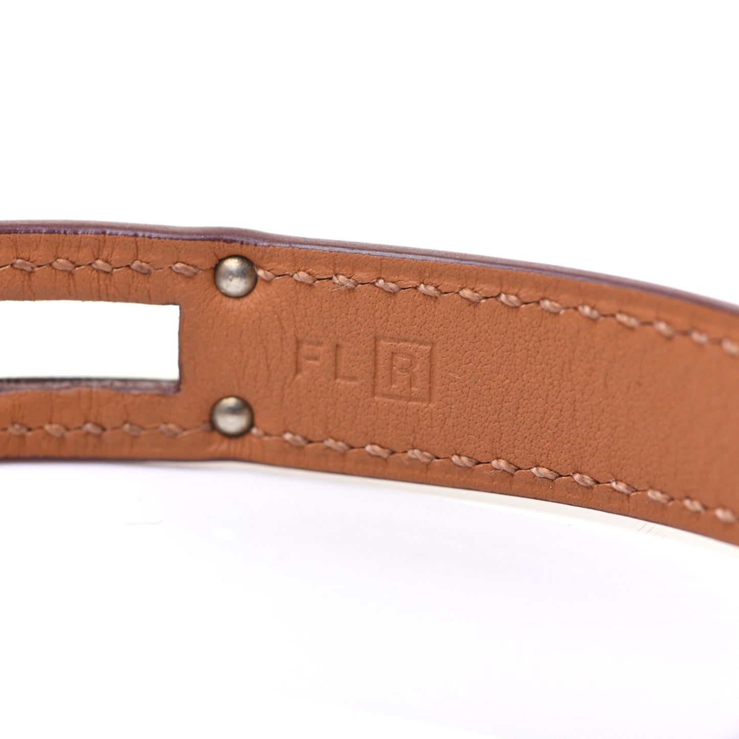 Barenia Kelly Double Tour Bracelet XS Fauve