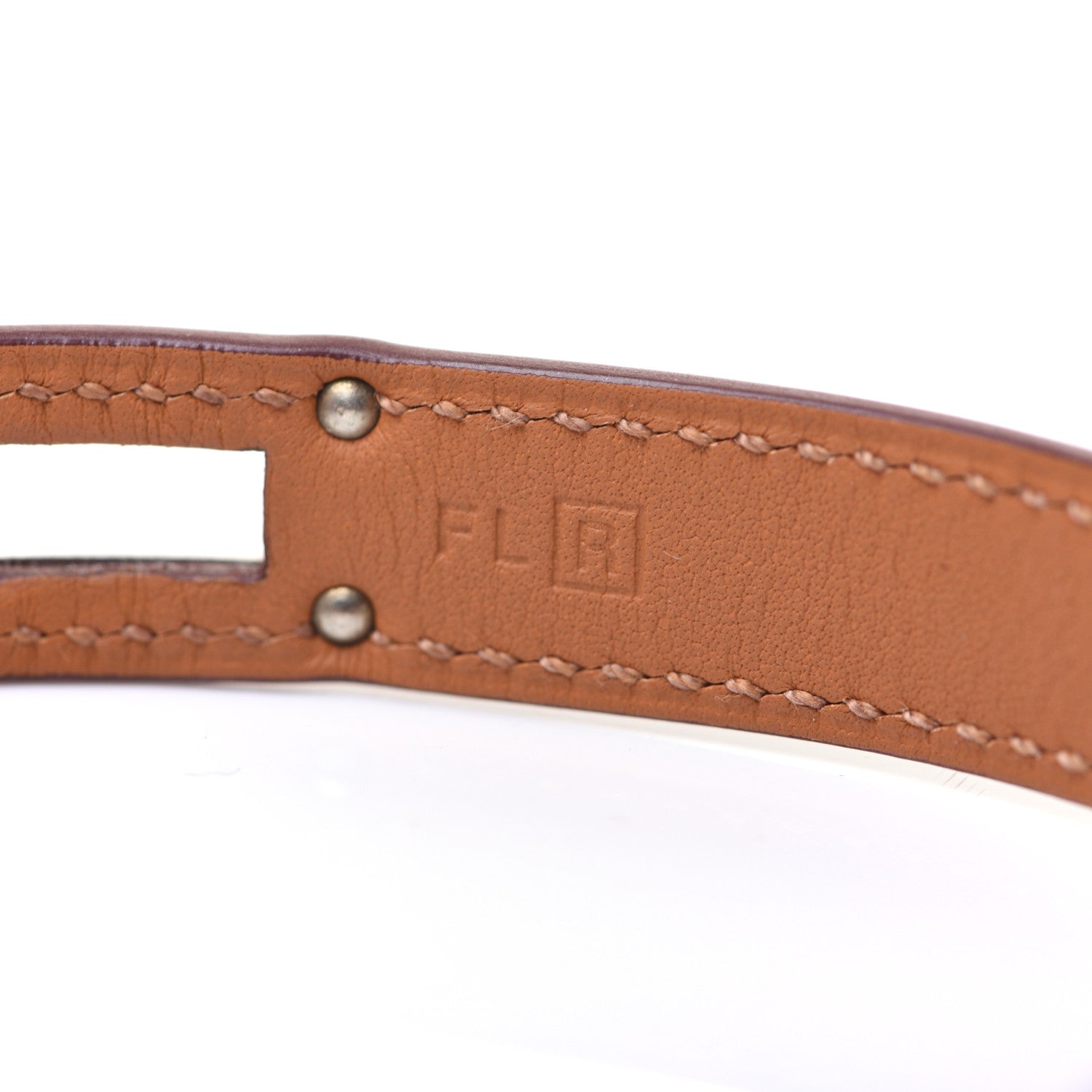 Hermes Barenia Kelly Double Tour Bracelet XS Fauve 7 of 10