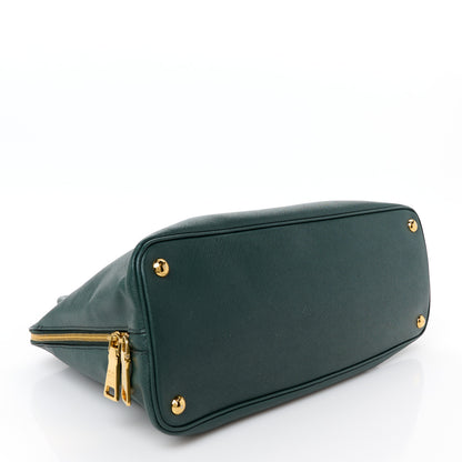 Prada Saffiano Lux Large Promenade Tote Smeraldo 4 of 10