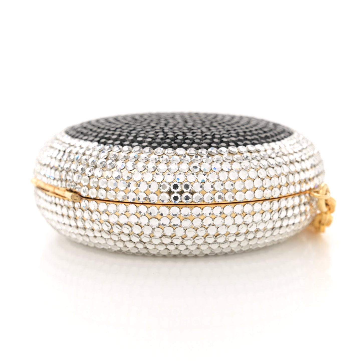 Swarovski Crystal Clutch Silver Black