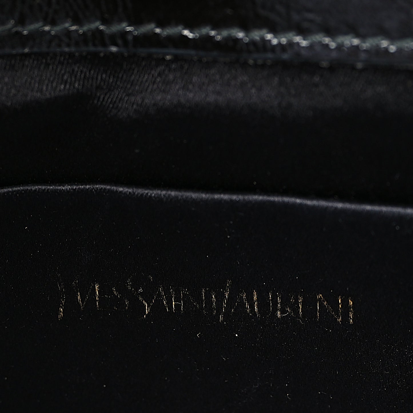 Textured Patent Monogram Large Belle De Jour Clutch Black