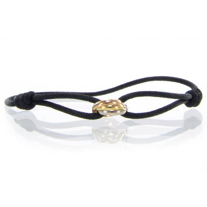 Cartier 18k Pink Yellow White Gold Trinity Adjustable Cord Bracelet 1 of 4