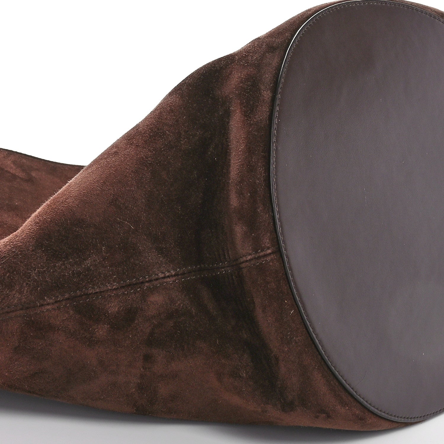 Khaite Suede Calfskin Medium Lotus Tote Toffee 8 of 10