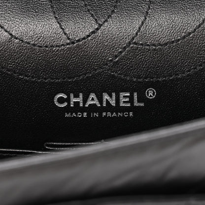 Chanel Aged Calfskin Chevron Quilted 2.55 Reissue 225 Flap So Black 6 of 12