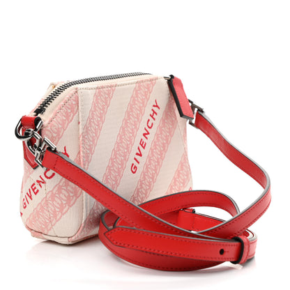 Givenchy Canvas Printed Nano Antigona Rot 3 of 9