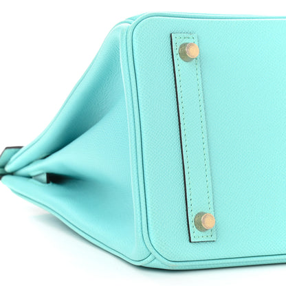 Hermes Epsom Birkin 30 Bleu Atoll 9 of 11