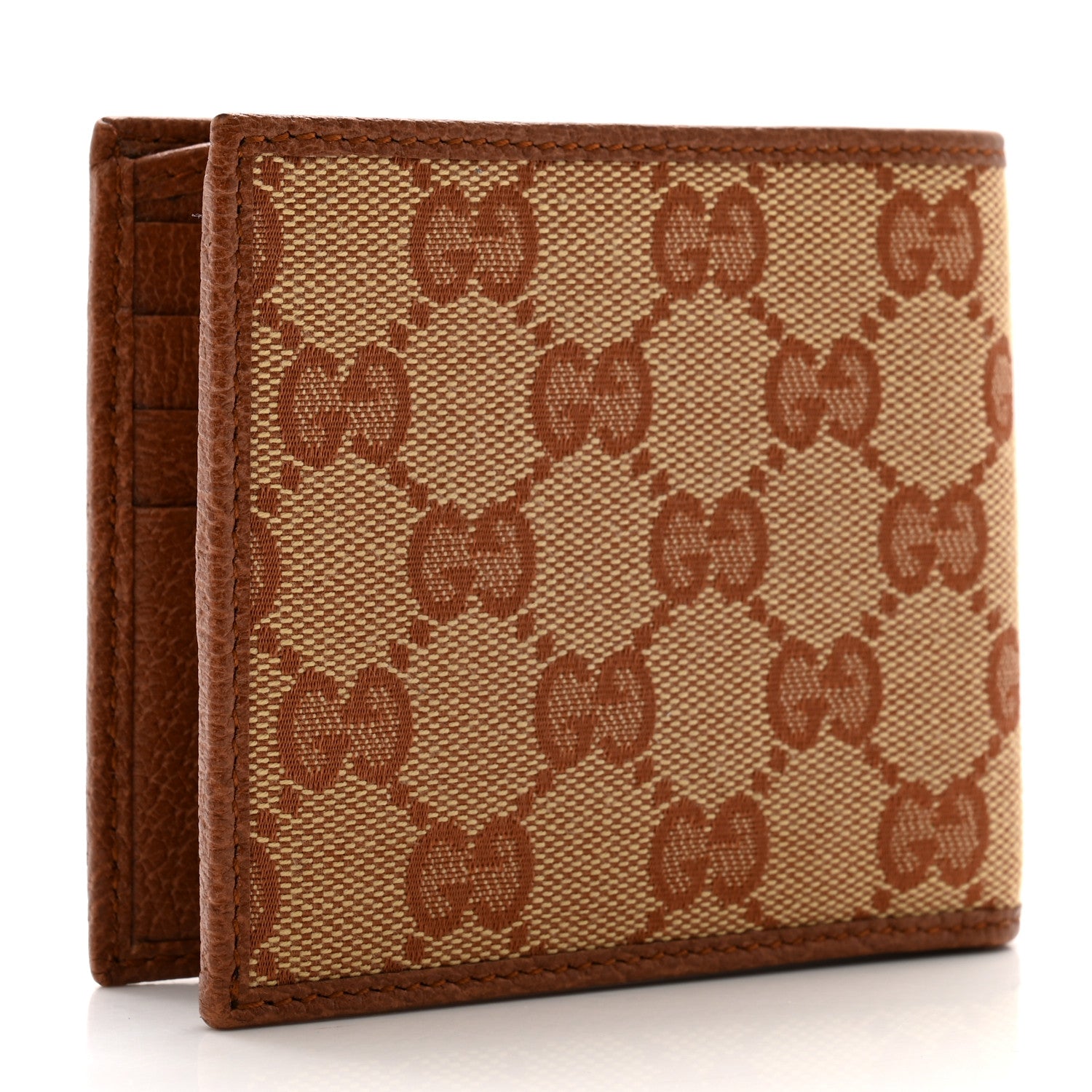 Gucci X MLB Monogram NY Yankees Bi-Fold Wallet Beige Ruggine Ivory 3 of 10