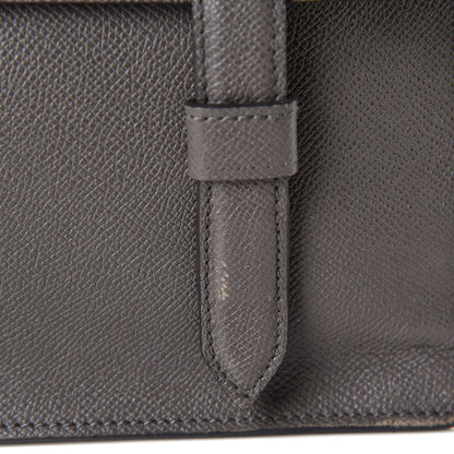 Burberry London Grainy Calfskin Rivendale Messenger Bag Grey 4 of 8