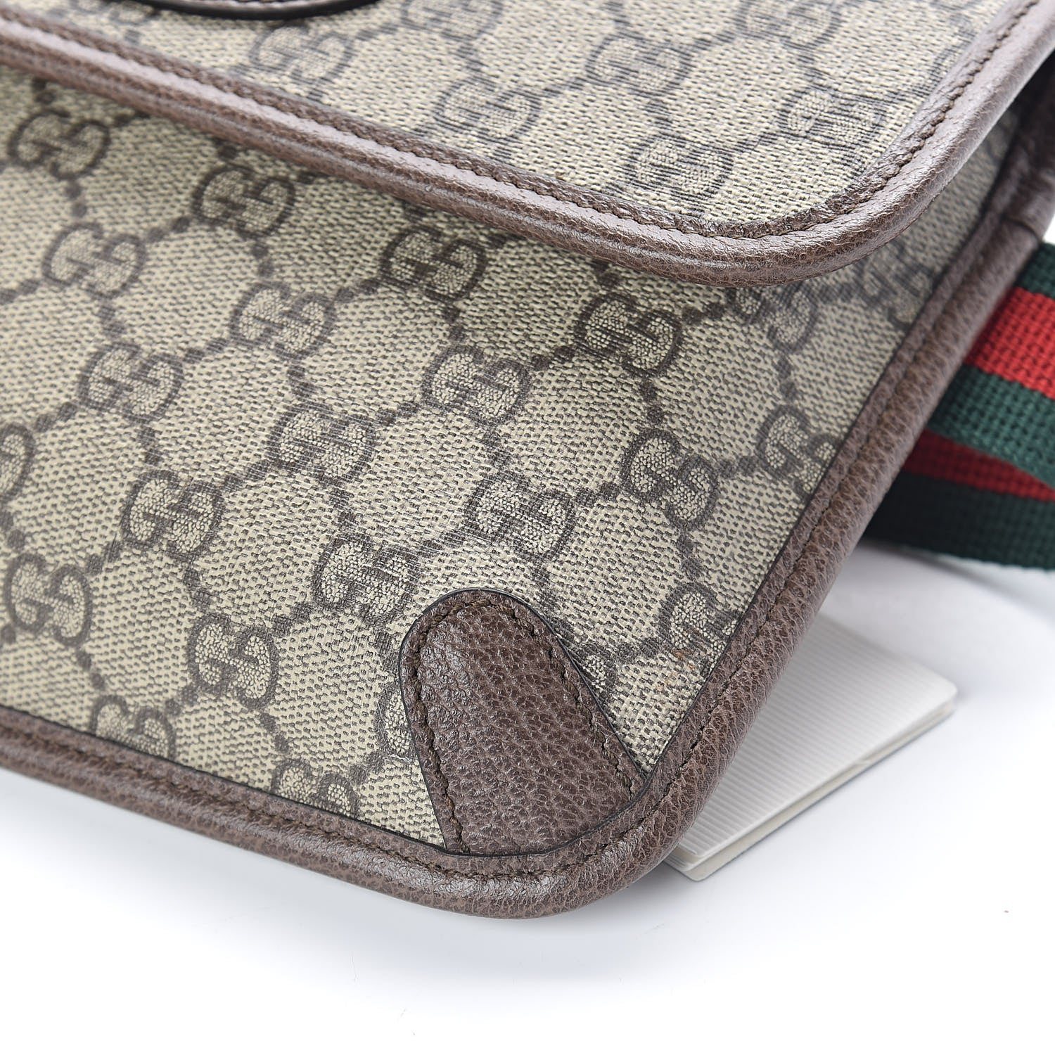 Gucci GG Supreme Monogram Neo Vintage Web Belt Bag Brown 10 of 10