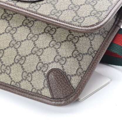 Gucci GG Supreme Monogram Neo Vintage Web Belt Bag Brown 10 of 10