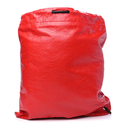 Balenciaga Agneau Locker Arena Backpack Red 1 of 6